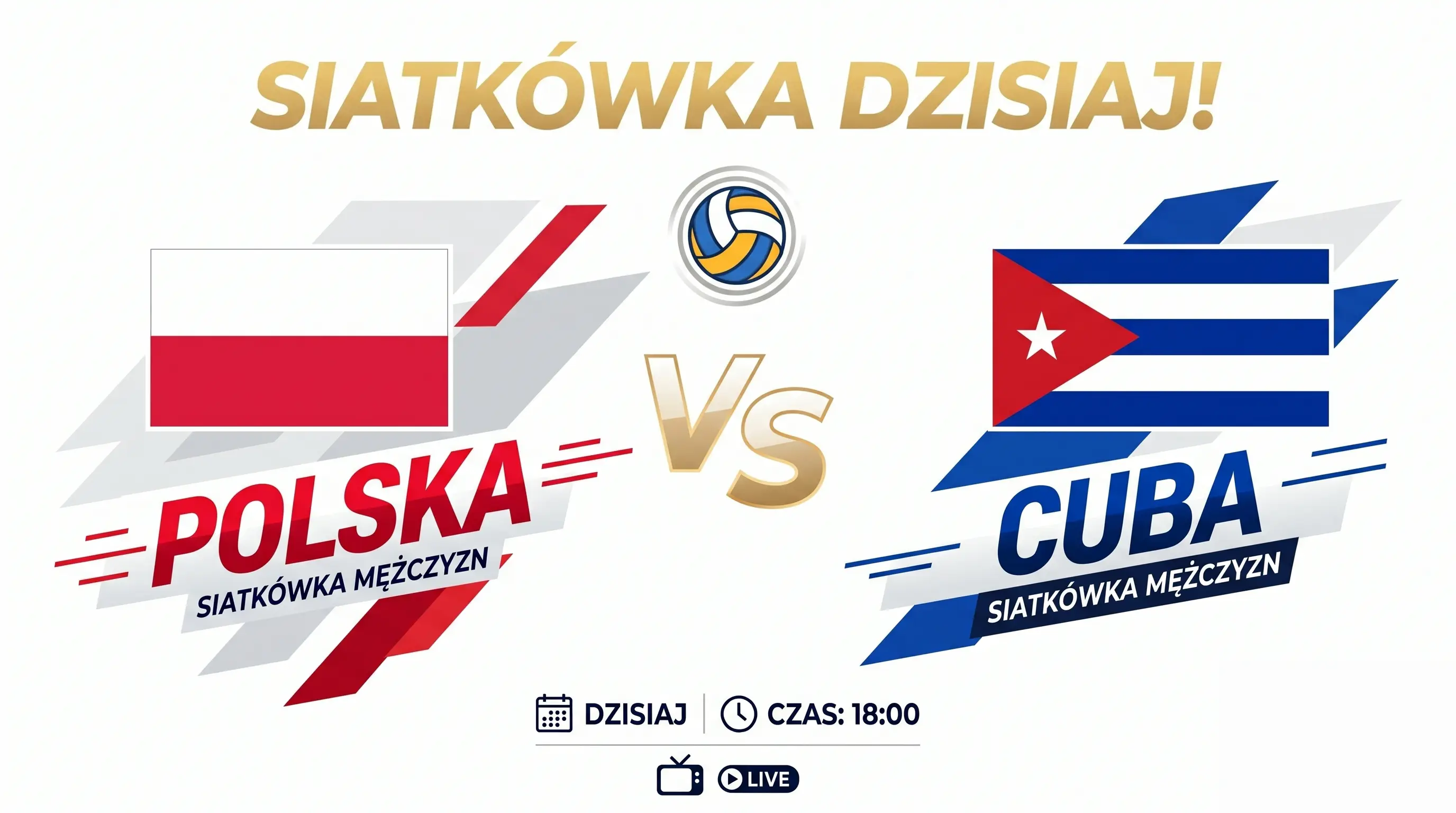 Środa, 10 czerwca 2026: Siatkarska Liga Narodów 2026 i start Biało-Czerwonych