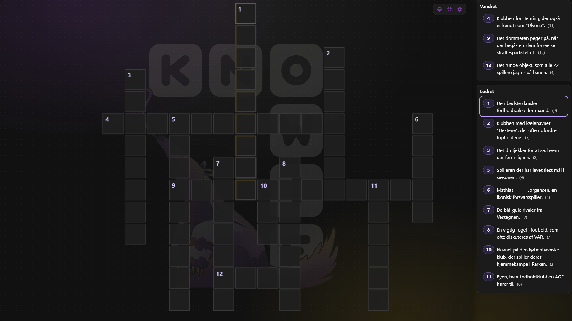 Superliga Krydsord: Test din viden om FCK, Brøndby og dansk fodbold